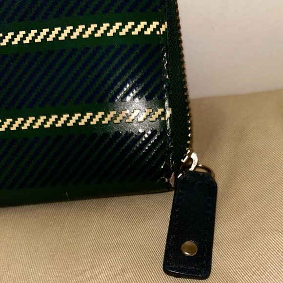 Westwood Vivienne Vivienne Westwood Long Wallet PVC Green Check Women - Picture 2 of 10